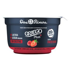 Yogurt griego batido sabor frutos rojos