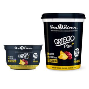 Yogurt griego batido sabor piña mora