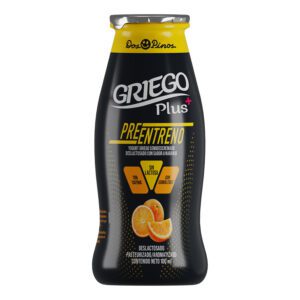 Yogurt griego bebible pre entreno sabor naranja