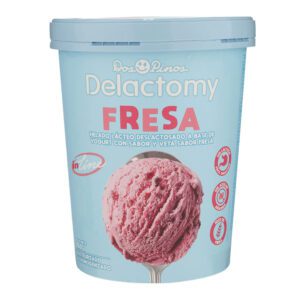 Helado Delactomy sabor fresa