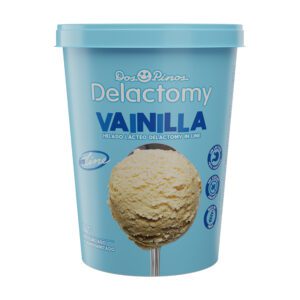 Helado Delactomy sabor vainilla