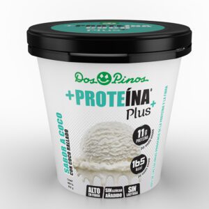 Helado +Proteína sabor a coco con coco rallado​